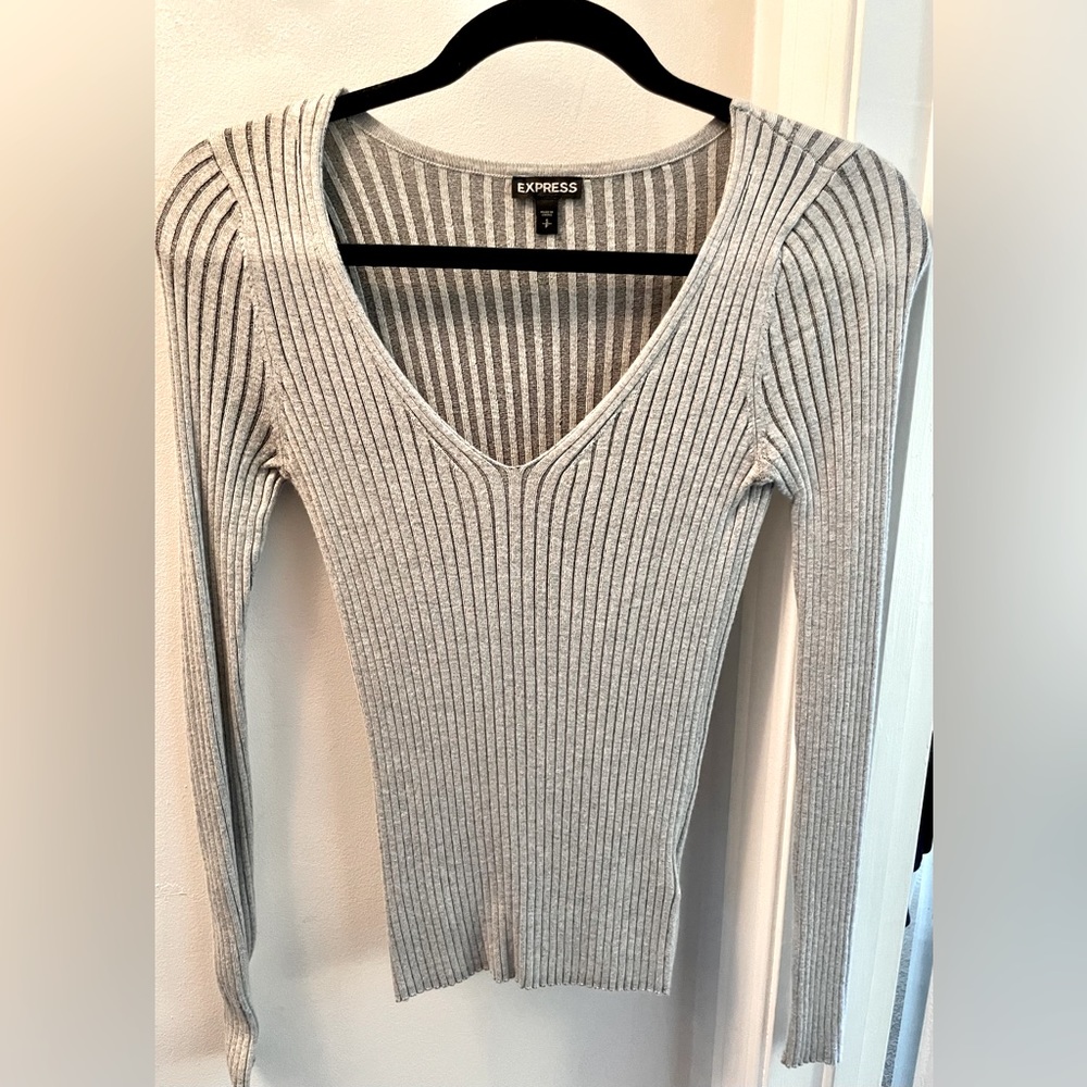 Gray sweater